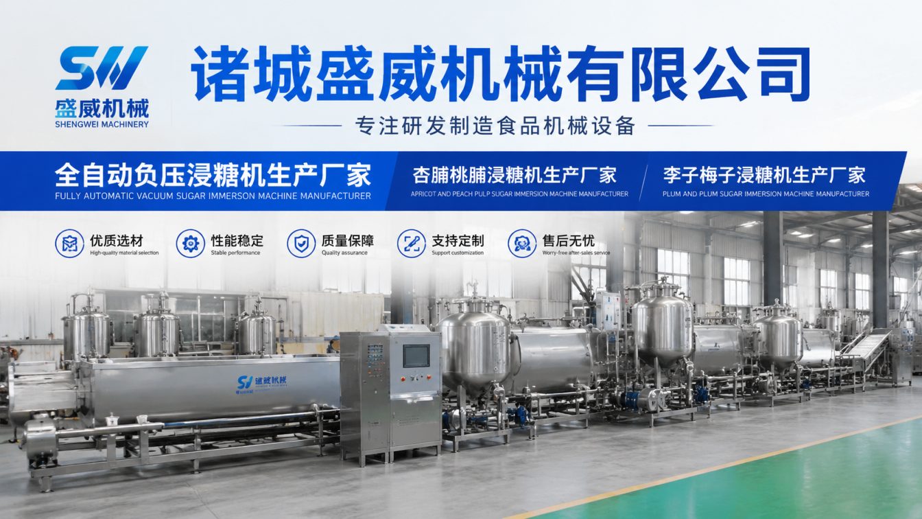 六盘水为果脯加工提供负压浸糖方案